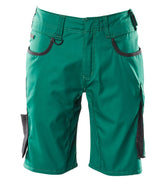 Korte werkbroek Unique 18349 - 0309 - groen/zwart