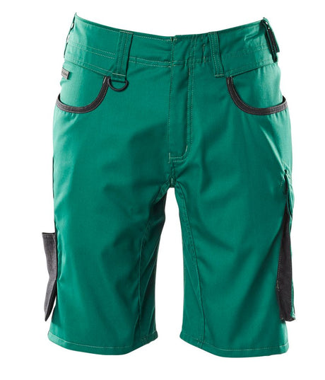 Korte werkbroek Unique 18349 - 0309 - groen/zwart