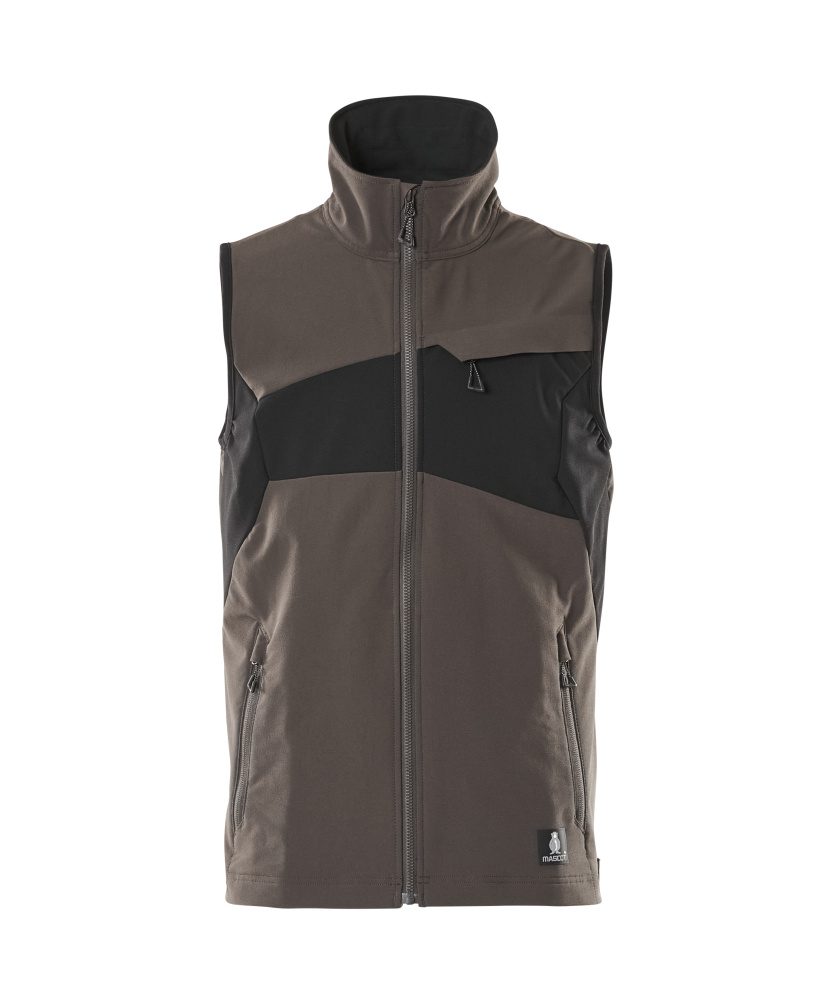 Bodywarmer 18365 - 1809 - donkerantraciet/zwart