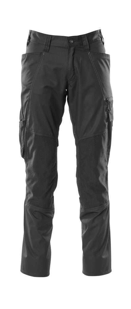 Broek met kniezakken 18379 - 09 - zwart