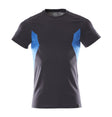 T-shirt 18382 - 01091 - donkermarine/helder blauw