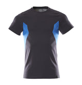 T-shirt 18382 - 01091 - donkermarine/helder blauw