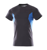 T-shirt 18382 - 01091 - donkermarine/helder blauw