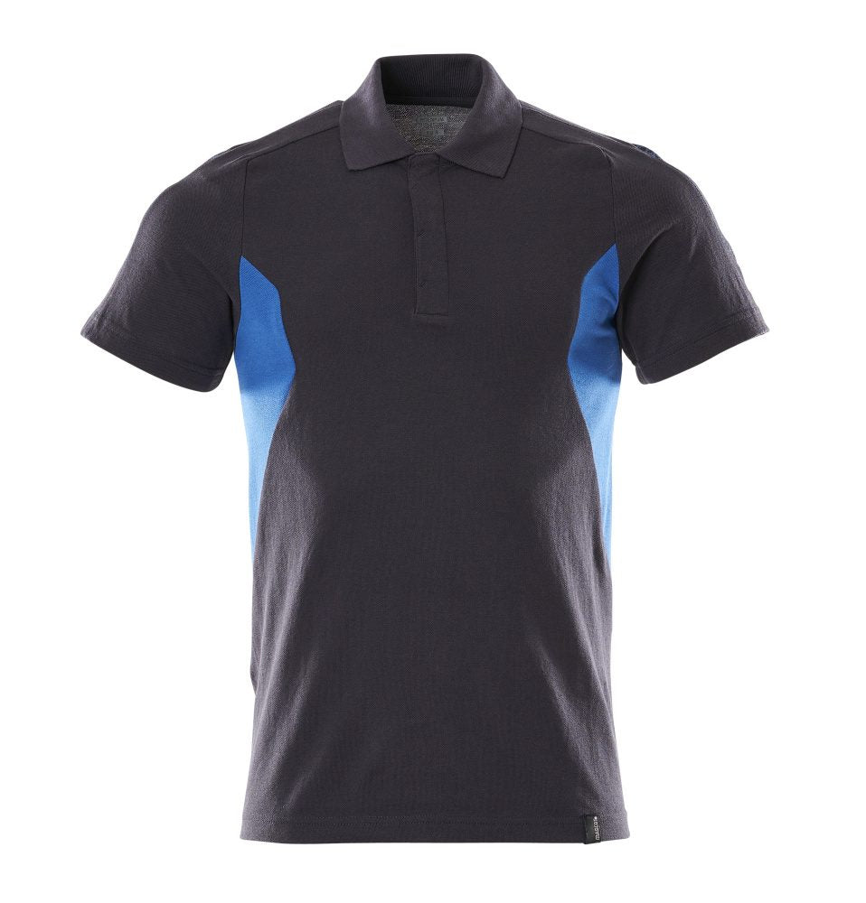 Poloshirt 18383 - 01091 - donkermarine/helder blauw