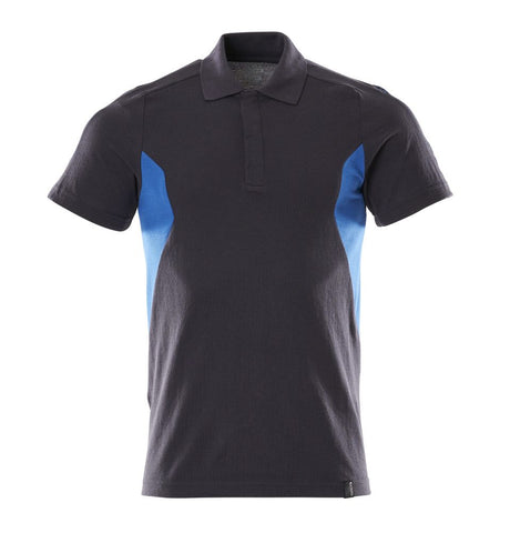 Poloshirt 18383 - 01091 - donkermarine/helder blauw