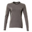 T-shirt lange mouwen Dames 18391 - 1809 - donkerantraciet/zwart