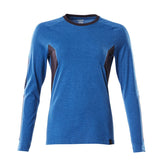 T-shirt lange mouwen Dames 18391 - 91010 - helder blauw/donkermarine