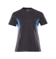 T-shirt Dames 18392 - 01091 - donkermarine/helder blauw