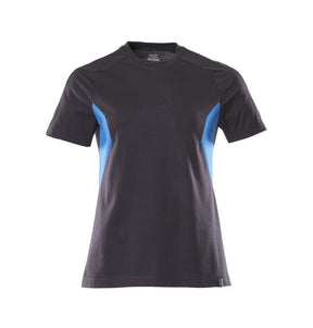 T-shirt Dames 18392 - 01091 - donkermarine/helder blauw