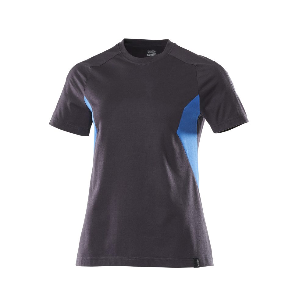 T-shirt Dames 18392 - 01091 - donkermarine/helder blauw