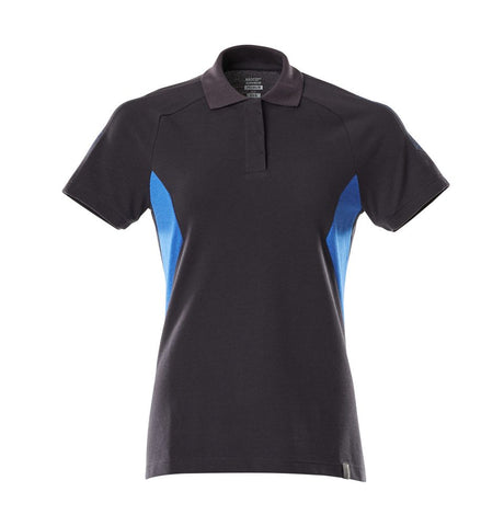 Poloshirt Dames 18393 - 01091 - donkermarine/helder blauw