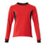 Sweatshirt Accelerate Dames 18394 - 20209 - signaalrood/zwart