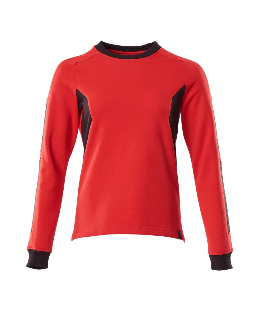 Sweatshirt Accelerate Dames 18394 - 20209 - signaalrood/zwart