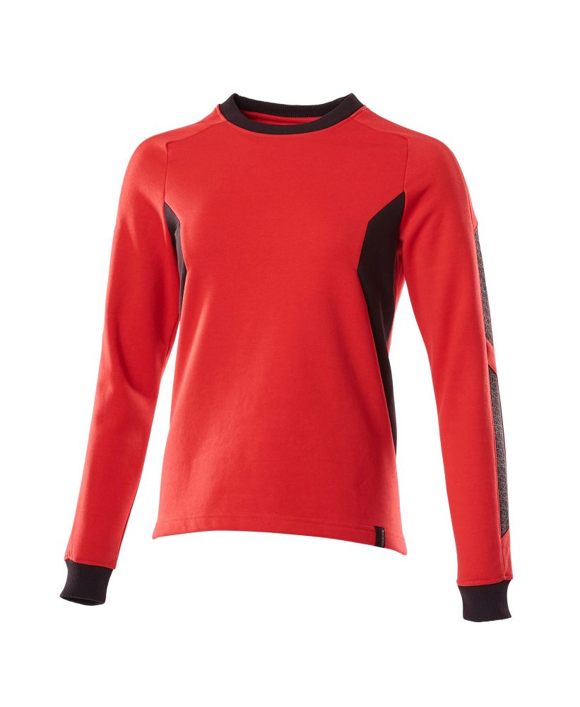 Sweatshirt Accelerate Dames 18394 - 20209 - signaalrood/zwart
