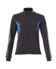 Sweatshirt met rits Dames 18494 - 01091 - donkermarine/helder blauw