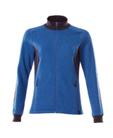 Sweatshirt met rits Dames 18494 - 91010 - helder blauw/donkermarine