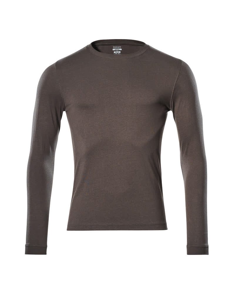 T-shirt lange mouwen 18581 - 18 - donkerantraciet