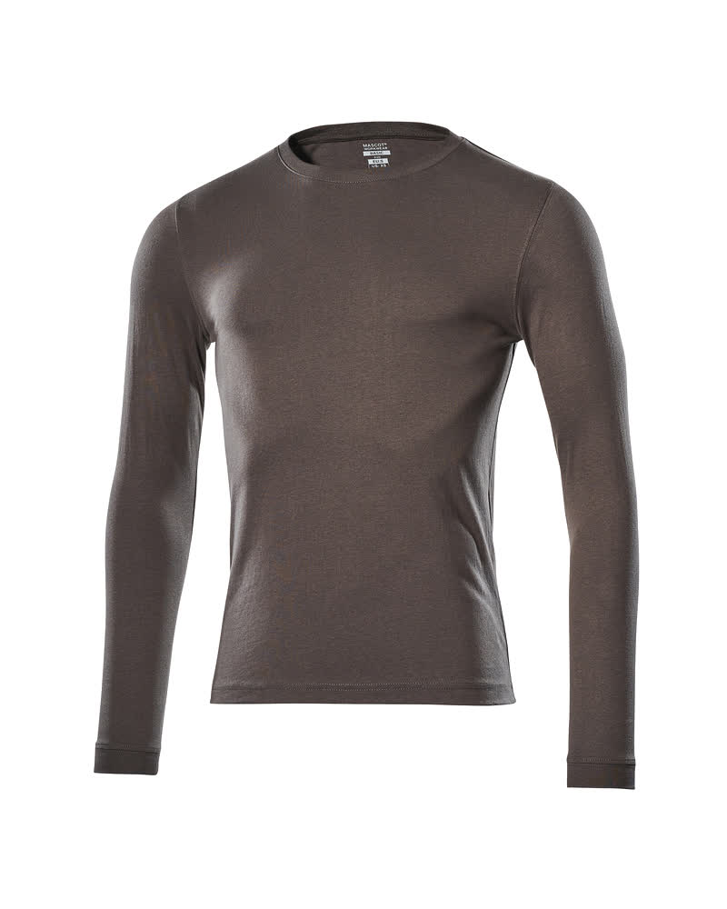 T-shirt lange mouwen 18581 - 18 - donkerantraciet