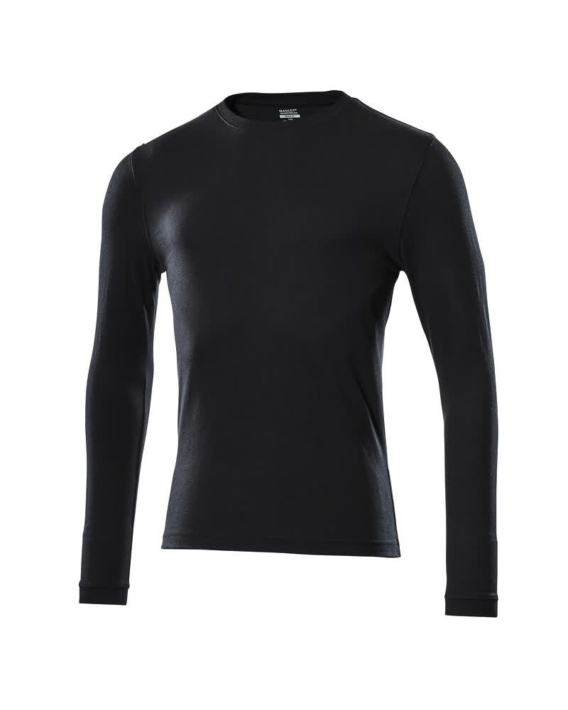 T-shirt lange mouwen 18581 - 90 - diepzwart