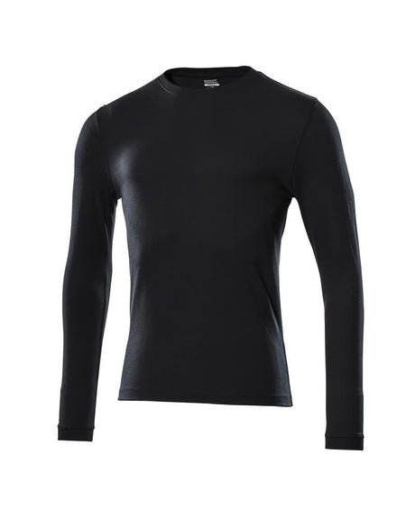 T-shirt lange mouwen 18581 - 90 - diepzwart