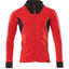Capuchontrui 18584 - 20209 - signaalrood/zwart