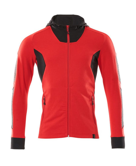 Capuchontrui 18584 - 20209 - signaalrood/zwart