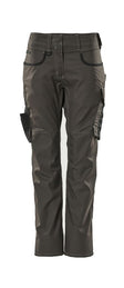 Broek Dames 18678 - 1809 - donkerantraciet/zwart