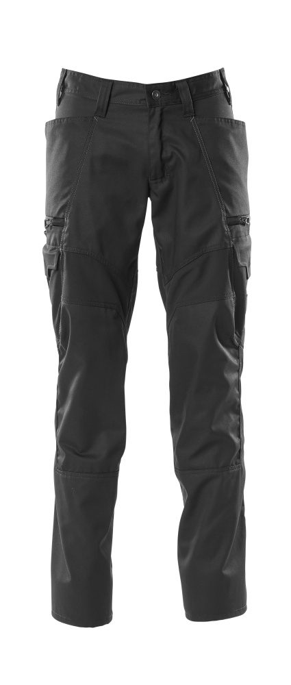 Broek met dijbeenzakken 18679 - 09 - zwart