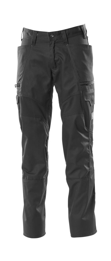 Broek met dijbeenzakken 18679 - 09 - zwart