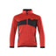 Fleecetrui Kinder 18903 - 20209 - signaalrood/zwart