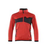 Fleecetrui Kinder 18903 - 20209 - signaalrood/zwart