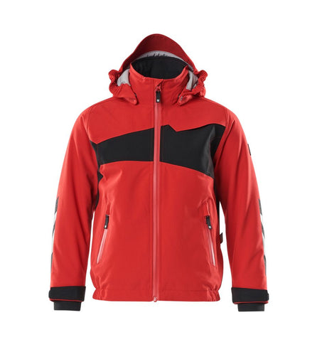 Winterjas Kinder 18935 - 20209 - signaalrood/zwart