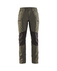 Service werkbroek Stretch Dames 7159 - Army groen/Zwart