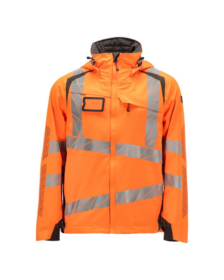 Shell jas 19001 - 1418 - hi-vis oranje/donkerantraciet