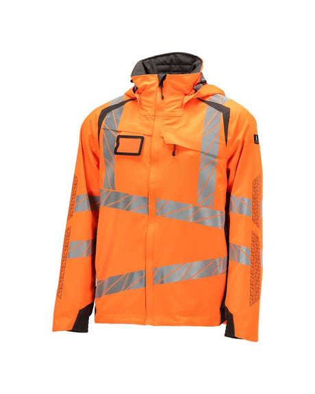 Shell jas 19001 - 1418 - hi-vis oranje/donkerantraciet