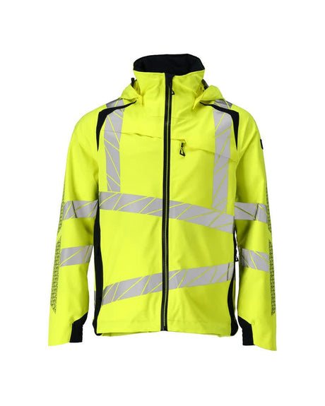 Shell jas 19001 - 17010 - hi-vis geel/donkermarine