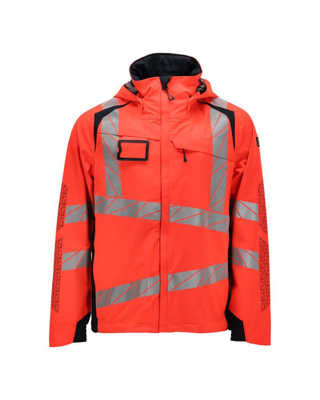 Shell jas 19001 - 22210 - hi-vis rood/donkermarine