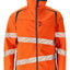 Softshell jas 19002 - 1444 - hi-vis oranje/donkerpetrol