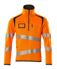 Gebreide trui 19005 - 1418 - hi-vis oranje/donkerantraciet