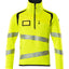 Gebreide trui 19005 - 17010 - hi-vis geel/donkermarine
