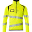 Gebreide trui 19005 - 1709 - hi-vis geel/zwart