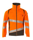 Shell jas 19009 - 1418 - hi-vis oranje/donkerantraciet