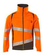 Shell jas 19009 - 1418 - hi-vis oranje/donkerantraciet