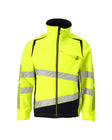 Shell jas 19009 - 17010 - hi-vis geel/donkermarine