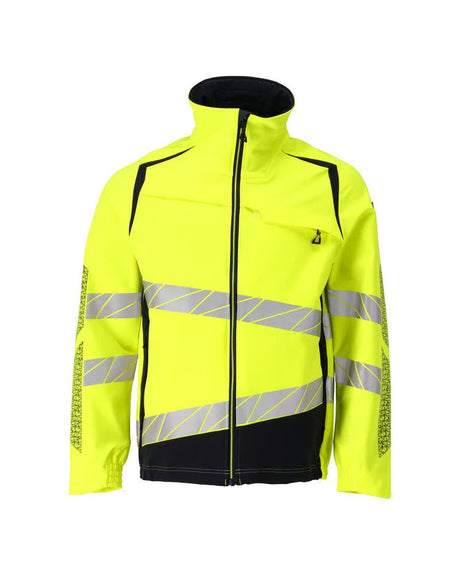 Shell jas 19009 - 17010 - hi-vis geel/donkermarine