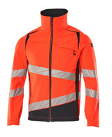 Shell jas 19009 - 22210 - hi-vis rood/donkermarine
