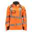 Shell jas Dames 19011 - 1418 - hi-vis oranje/donkerantraciet