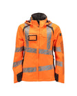 Shell jas Dames 19011 - 1418 - hi-vis oranje/donkerantraciet