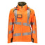 Shell jas Dames 19011 - 1433 - hi-vis oranje/mosgroen