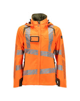 Shell jas Dames 19011 - 1433 - hi-vis oranje/mosgroen